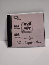 Wu-Tang Clan 'All In Together Now' CD RZA GZA Ol Dirty ODB rare demo CD picture