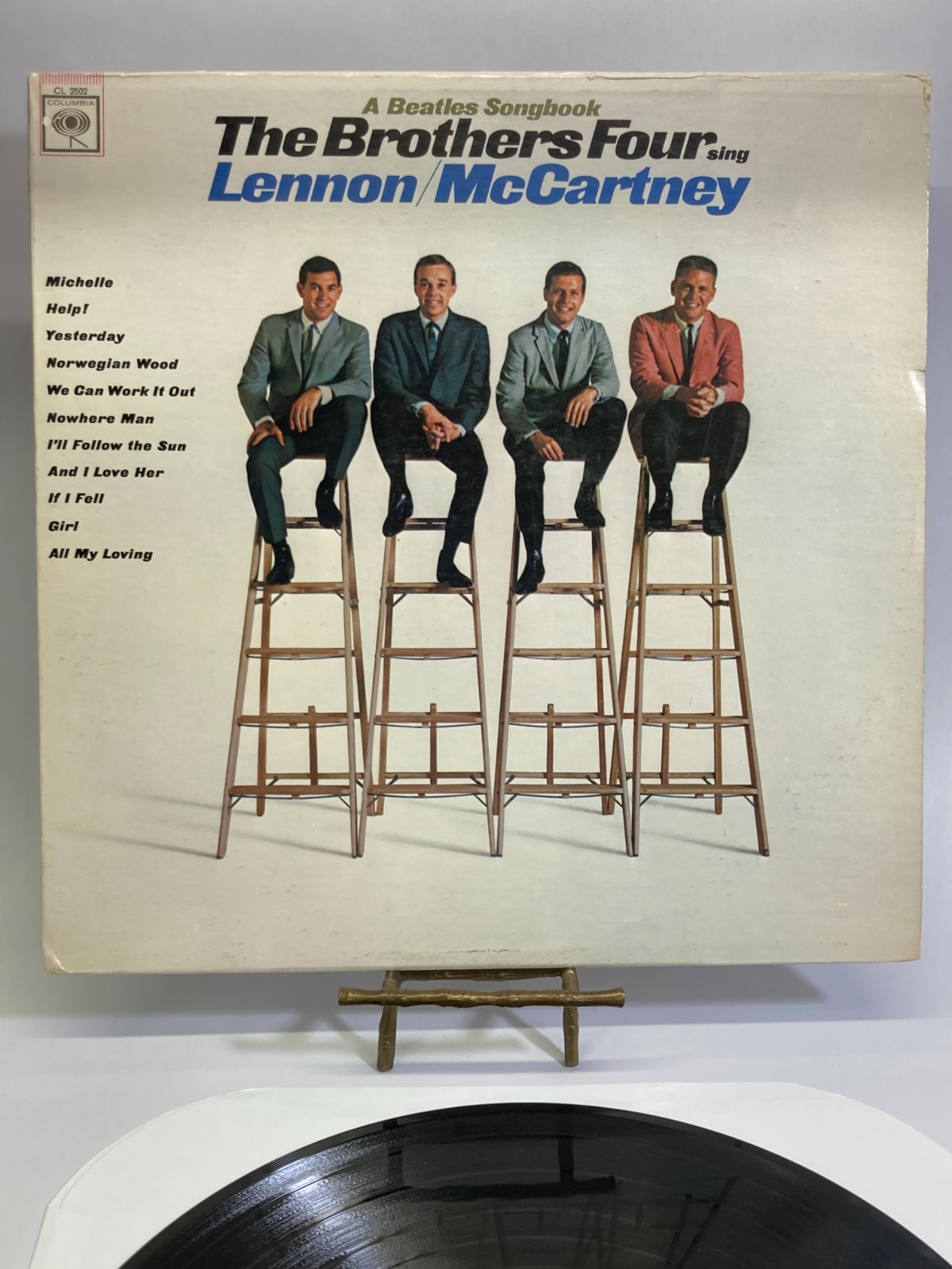 The Brothers Four Sing Lennon/McCartney Vinyl LP 1966 Columbia Record Cl-2502