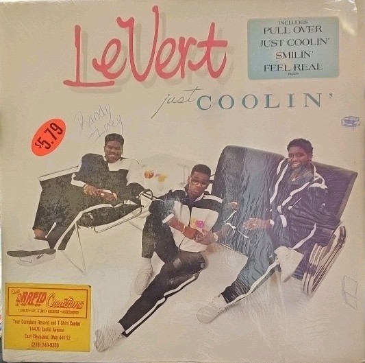LEVERT JUST COOLIN' VINYL RECOLD LP 1988 ORIGINAL PRESS ATLANTIC RECORDS VG+