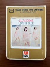 Claudine Longet LOVE IS BLUE 8-Track Tape Cartridge with Box Sleeve picture