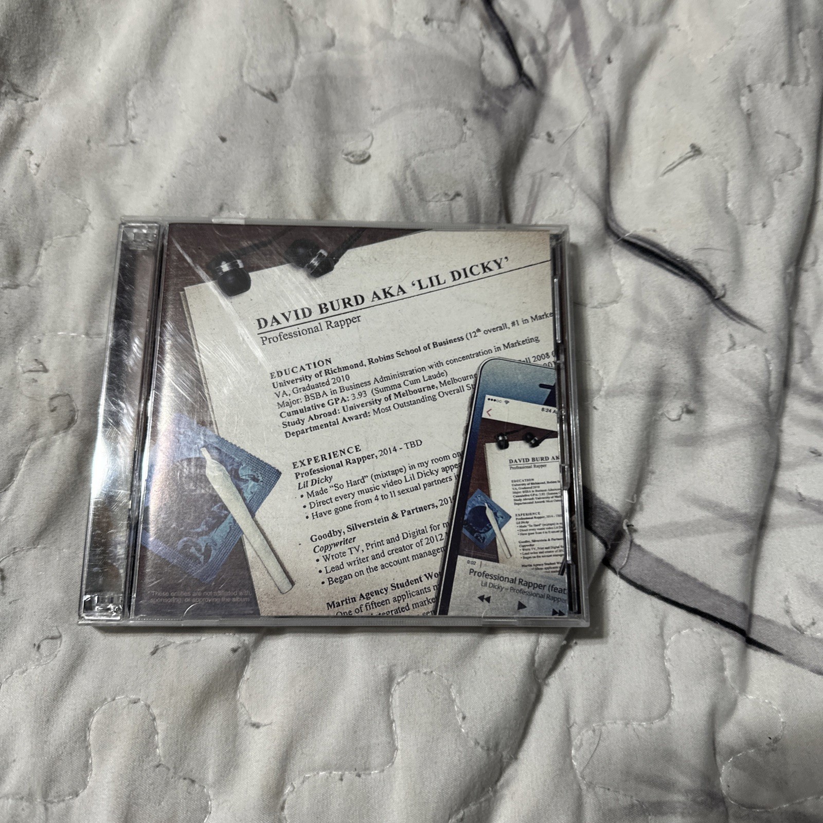Professional Rapper by Lil Dicky (Record, 2024) CD