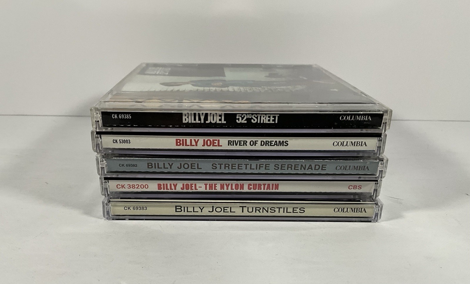 5 CD Billy Joel Lot - Turnstiles, 52nd Street, River Of Dreams And Others