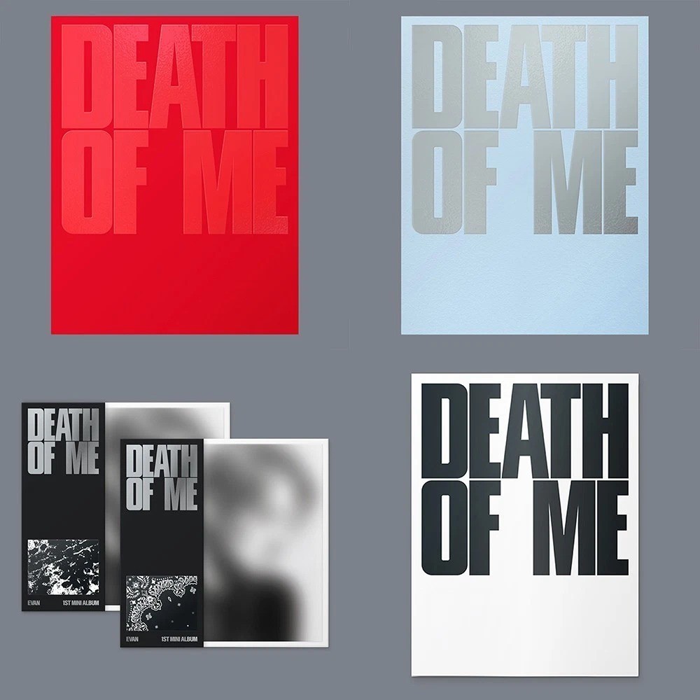 EVAN [DEATH OF ME] 1st Mini Album ALL VER. SET (Set of 5 albums in total)+3 GIFT