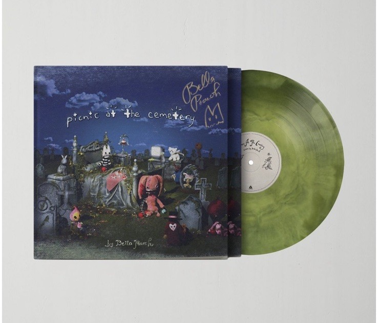 Bella Poarch *SIGNED JACKET* Picnic at the Cemetery Moss Vinyl Record ✨