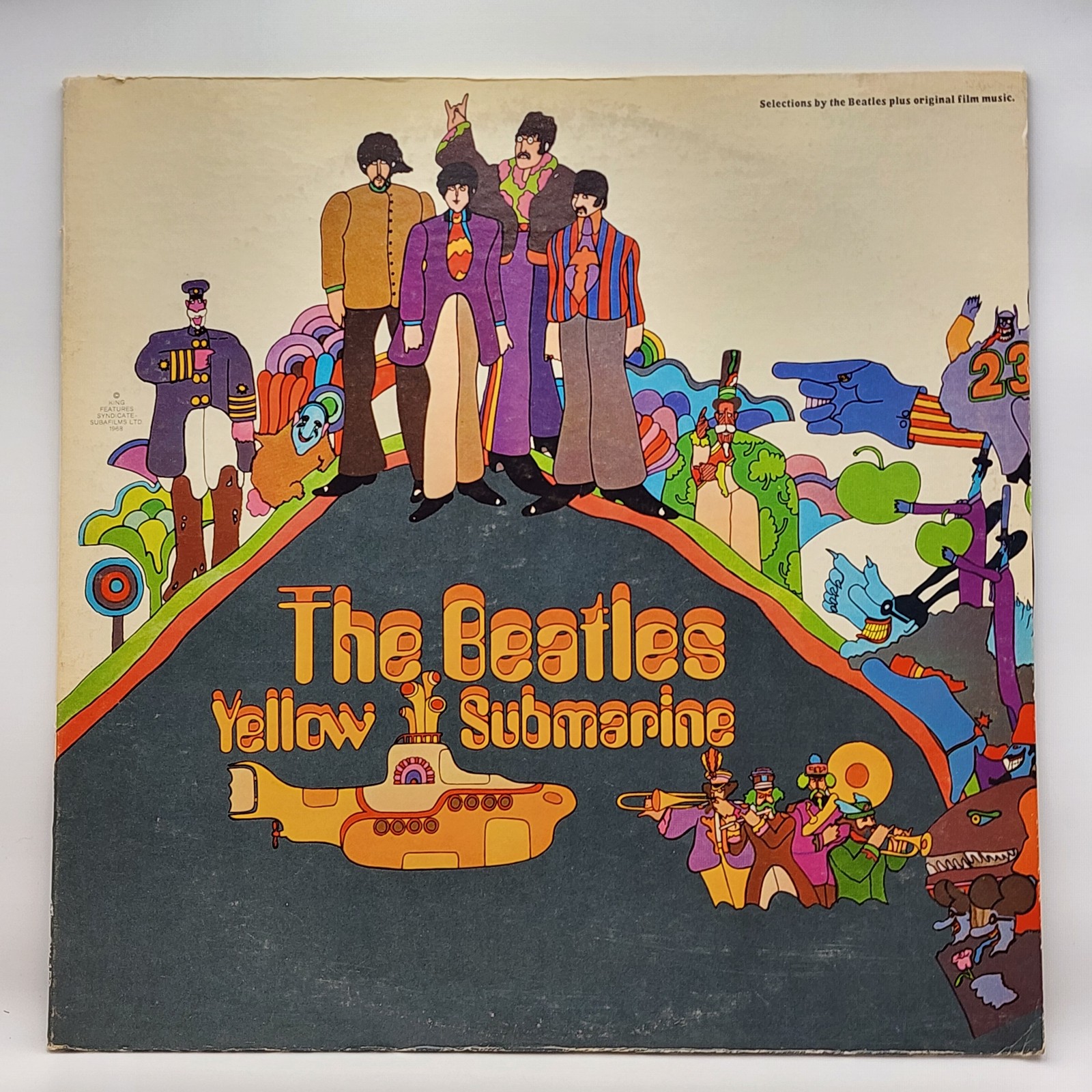 The Beatles Yellow Submarine 1969 Vinyl LP Original Apple SW-153 VG+/VG