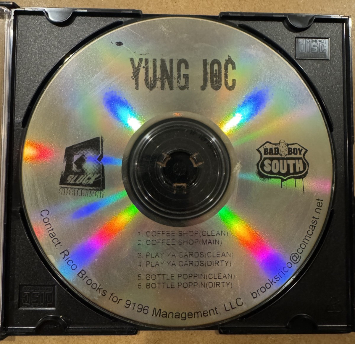 SUPER RARE PROMO: YUNG JOC (Coffee Shop/Play Ya/Bottle Poppin)