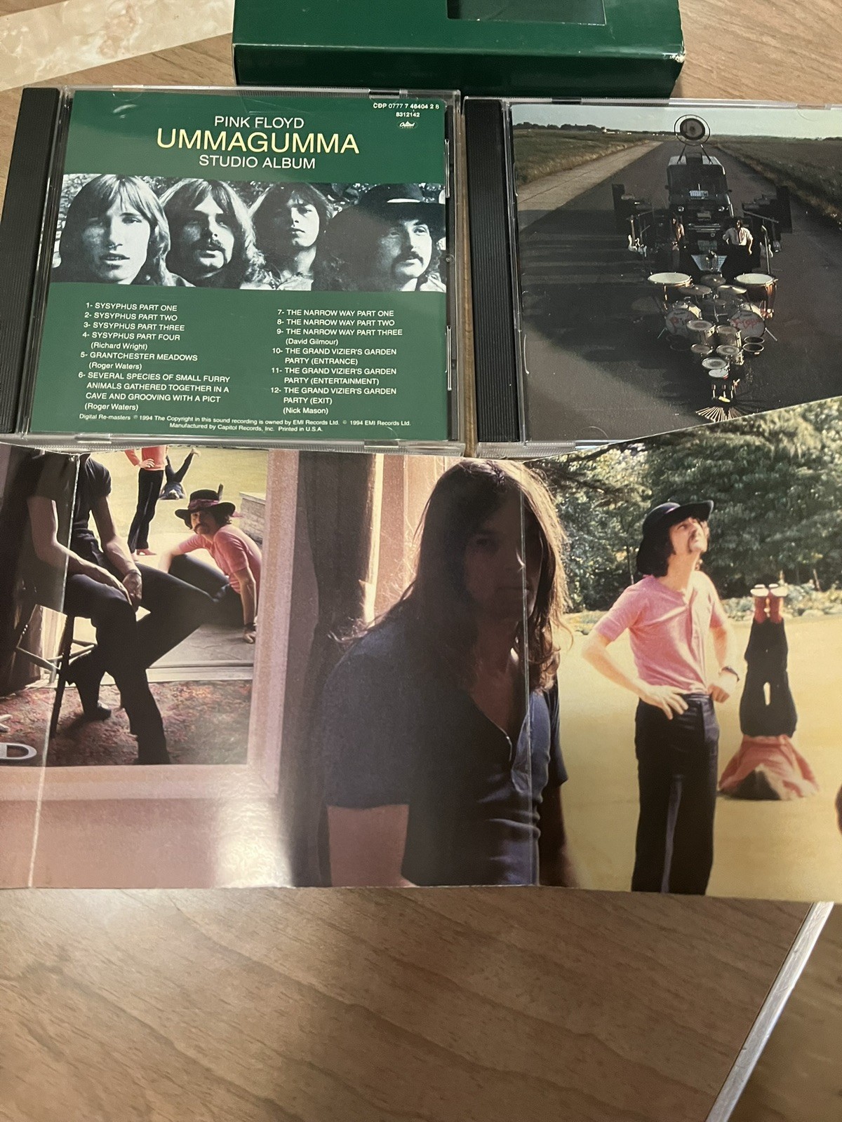 Vintage 1994 Pink Floyd Ummagumma Live and Studio Editions | 2 CDs Collection