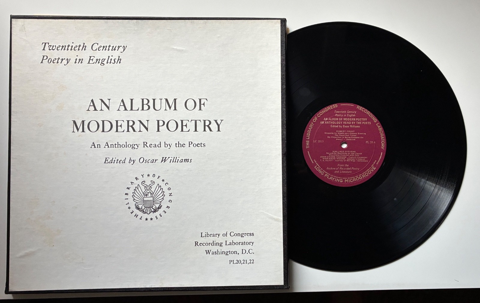 An Album Of Modern Poetry: An Anthology Ready By The Poets vinyl lp LOC