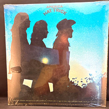 America Hat Trick LP BS 2878 1973 Warner Bros SEALED Original Shrink picture