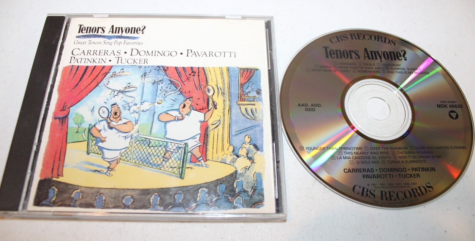 Tenors Anyone?: Great Tenors Sing Pop Favorites by Various Artists (CD 1991)