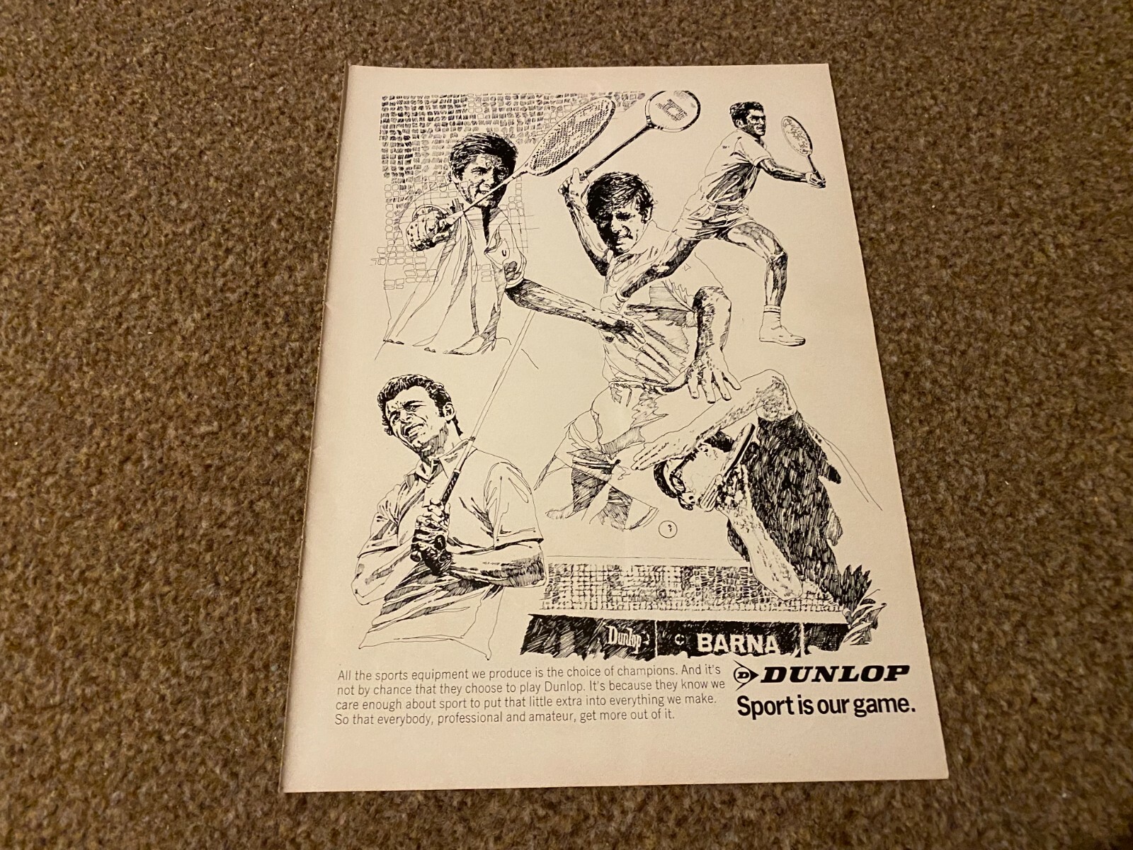 WFBK5 ADVERT 11X8 DUNLOP BARNA SPORT IS OUR GAME