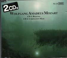 Requiem / Coronation Mass ~ Wolfgang Amadeus Mozart ~ Classical ~ 2 CDs ~ Good picture