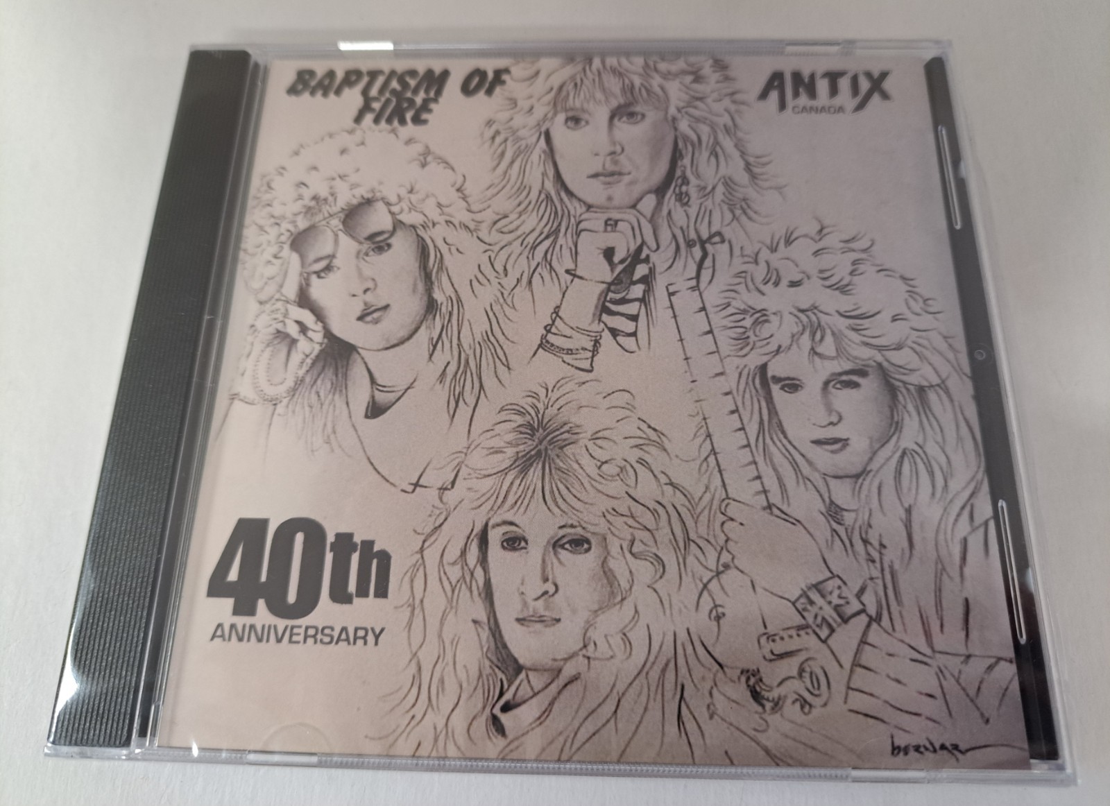 Antix Baptism Of Fire 40th Anniversary New CD LA Hard Rock Glam + Bonus Tracks