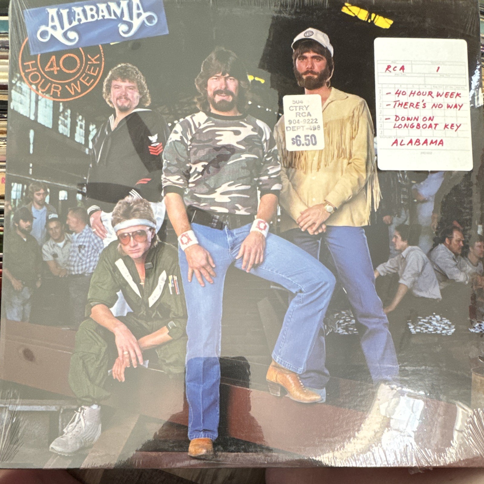 Alabama 40 Hour Week RCA AHL1-5339 Black Vinyl LP 12