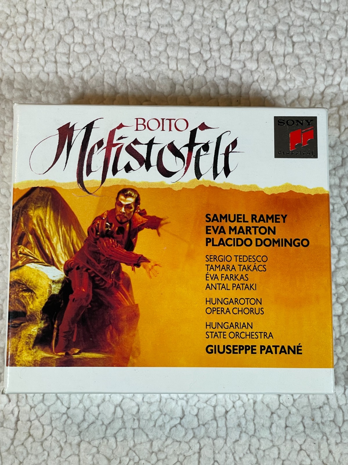 Sony Classical Boito Mefistofele Ramey Domingo Patane 2 CD Box Set