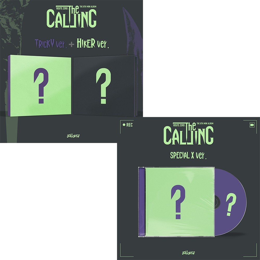 XIKERS [ROUTE ZERO : THE CALLING] 8th Mini Album ALL VER. SET (Set of 12 albums)