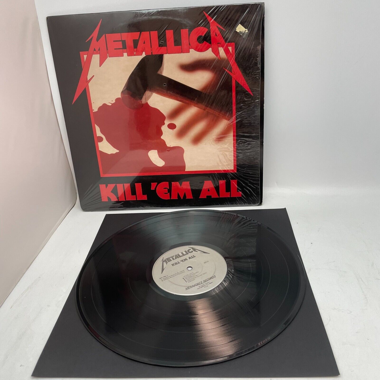 Metallica Kill 'Em All Vinyl LP OG US 1983 Pressing NM/VG+ IN SHRINK OG INNER