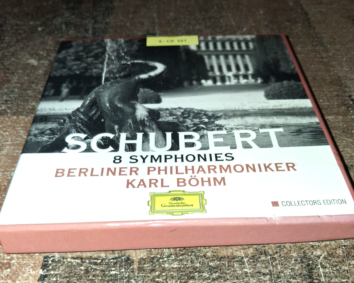 Schubert – 8 Symphonies 4-CD Set Berliner Philharmoniker Karl Bohm Nice Read