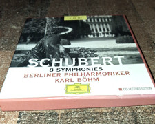 Schubert – 8 Symphonies 4-CD Set Berliner Philharmoniker Karl Bohm Nice Read picture