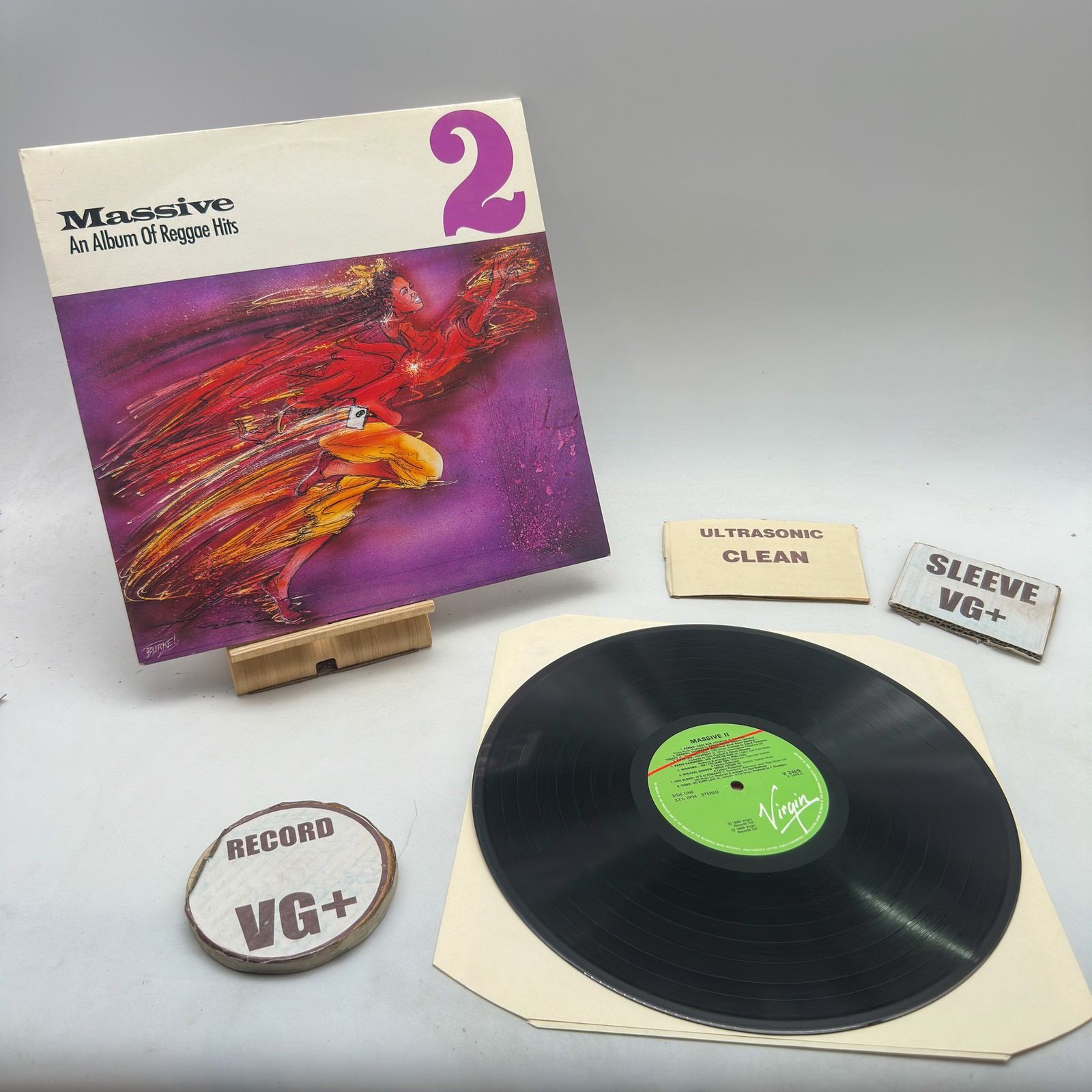 Various- Massive 2: An Album Of Reggae Hits VG+/VG+ Ultrasonic Clean 1986