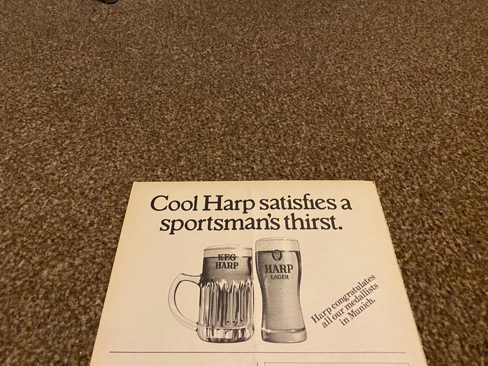 WFBK5 ADVERT 5X8 HARP LAGER