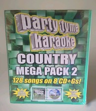 Party Tyme Karaoke: Country Mega Pack 2 by Various (CD, 2014) New   picture