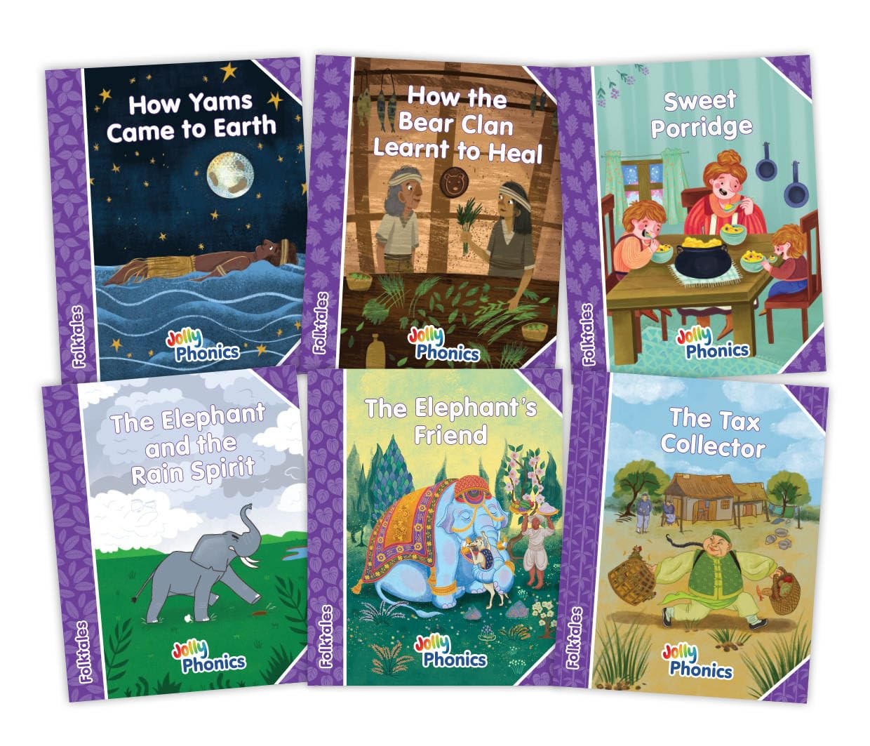 Jolly Phonics Folktales Purple Readers (Level 5, Wernham, Wernham,..