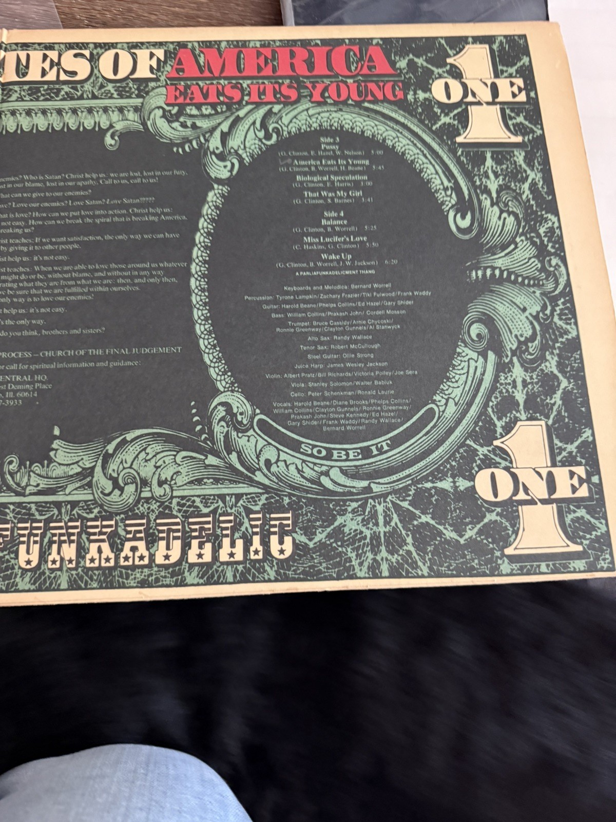 FUNKADELIC • America Eats Its Young • 1972 FUNK PSYCH ROCK SOUL 2 LP 