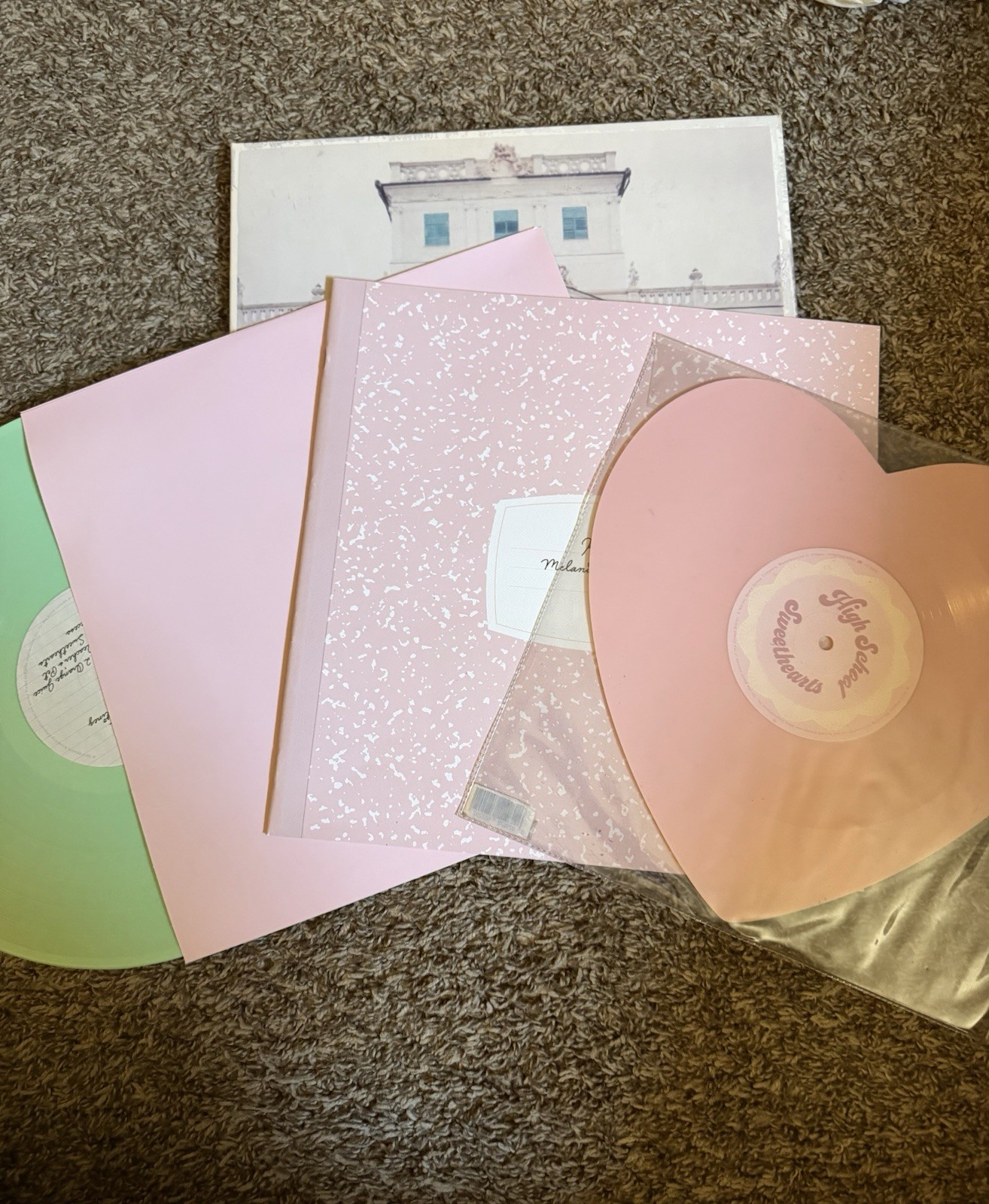 Melanie Martinez Pink Heart Shape Vinyl 10” Rare K-12 Brand New with Sleeve