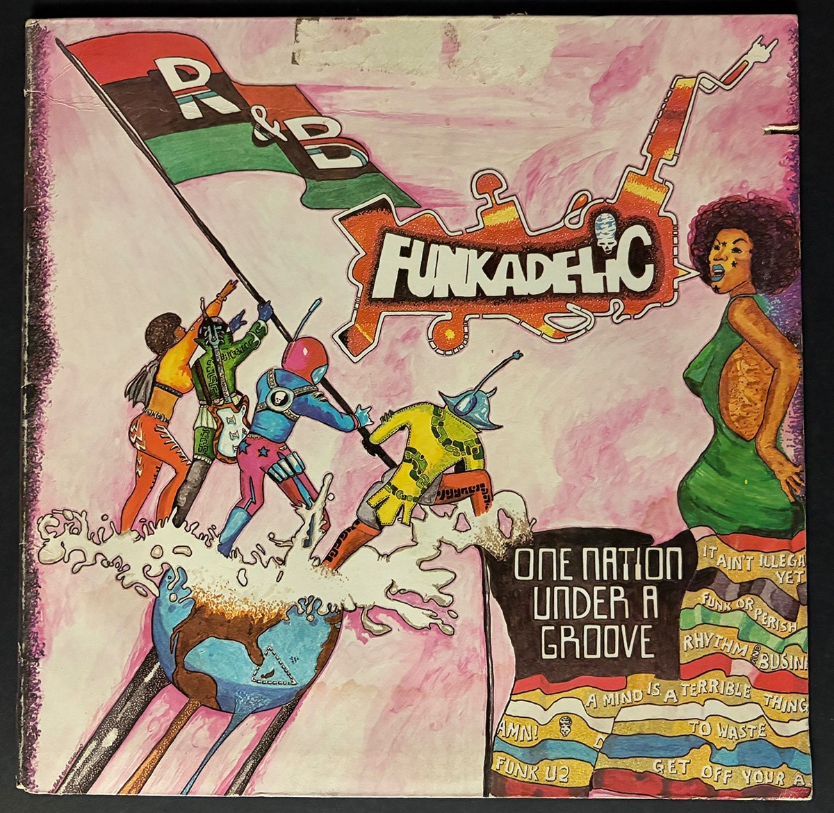 Funkadelic - One Nation Under a Groove LP Warner Bros. BSK 3209 gatefold