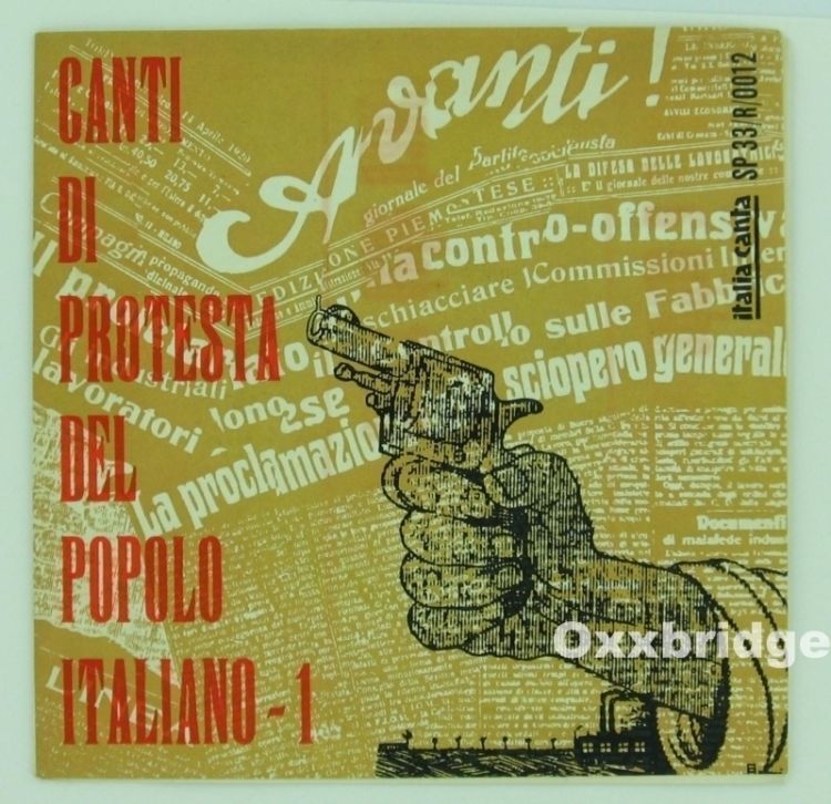 ITALIAN PROTEST SONGS Rare ITALIA CANTA Canti Di Protesta Del Popolo Italiano EP