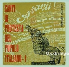 ITALIAN PROTEST SONGS Rare ITALIA CANTA Canti Di Protesta Del Popolo Italiano EP picture