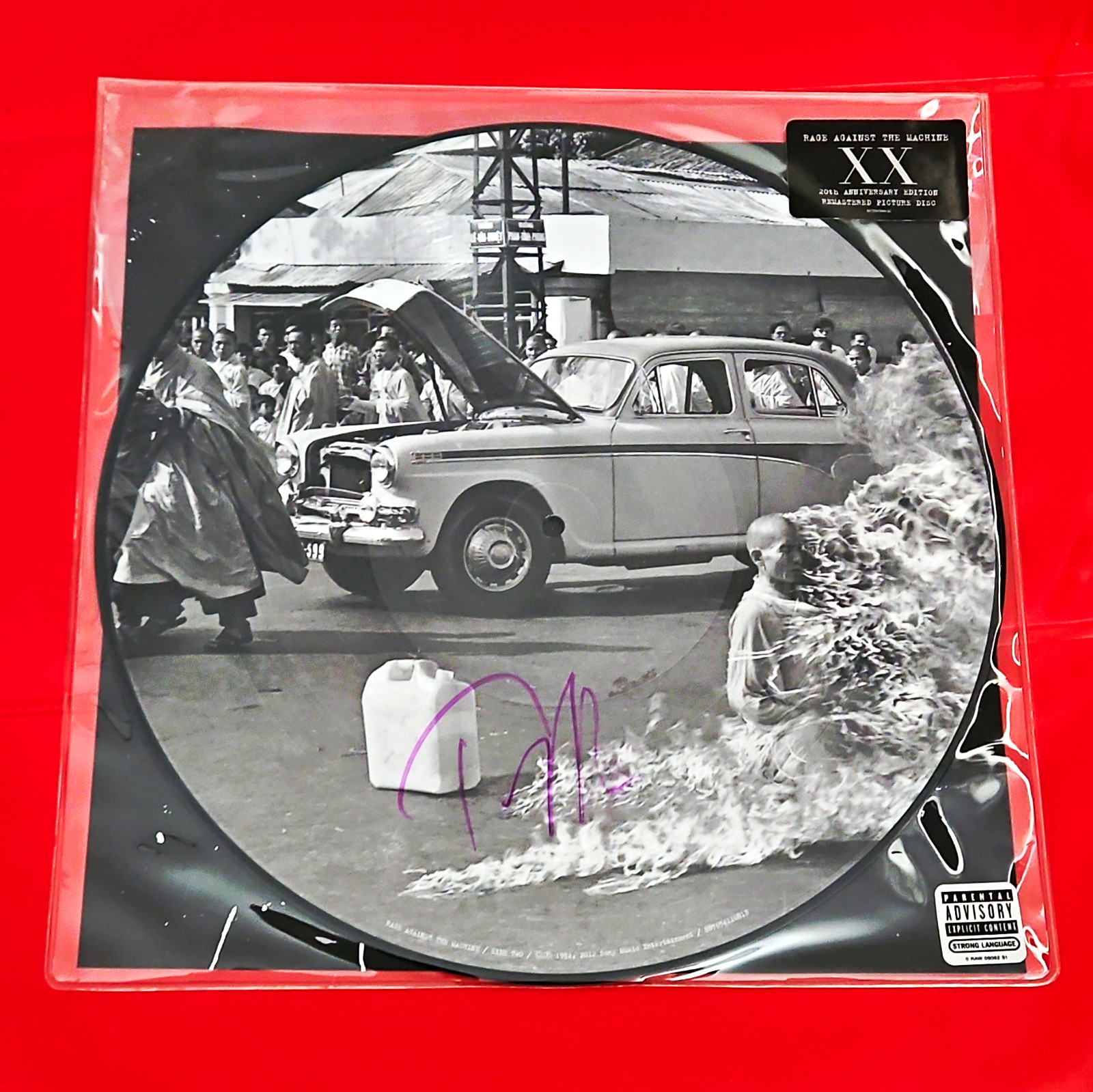 AUTOGRAPHED Rage Against the Machine XX Remastered 20th Anniversary Vinyl 12\