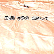 👀VINTAGE~THE TOY DOLLS~XTRA LARGE WHITE BEEFY T SHIRT NO FADE (FREE CD COPY} 👀 picture
