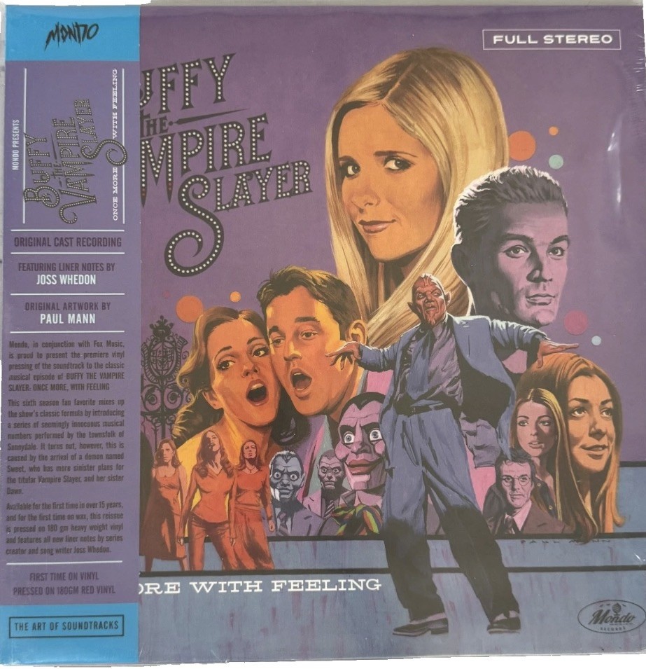 Buffy the Vampire Slayer Once More with Feeling Red Vinyl LP by Mondo *RARE
