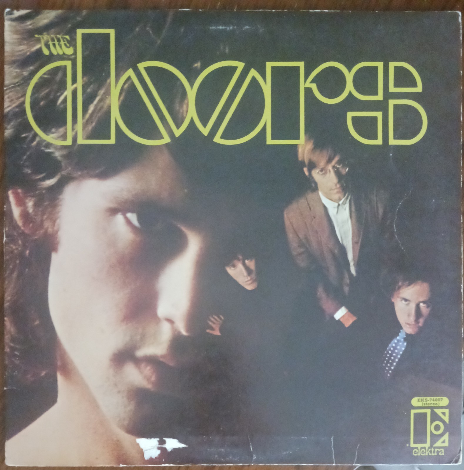 THE DOORS - (SELF-TITLED) - ELEKTRA RECORDS VINYL ALBUM  - (VG/VG)