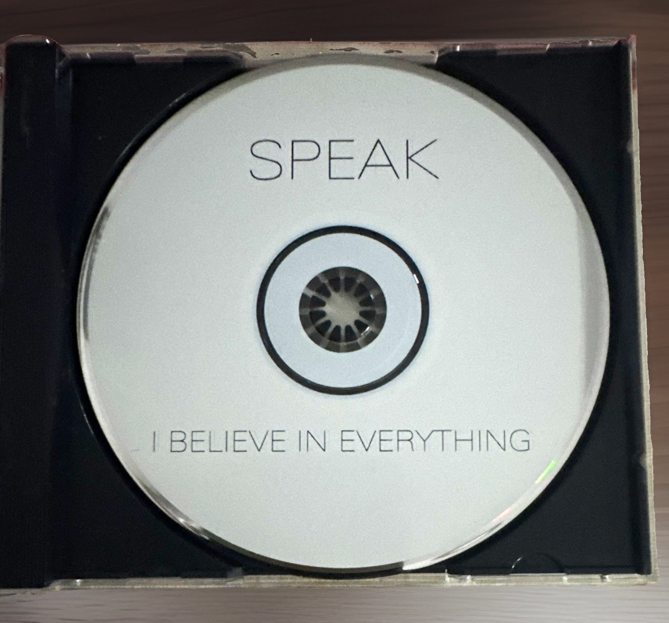 Speak I Believe in Everything (2008) CD Rock, Jewel Case & Missing Front Artwork