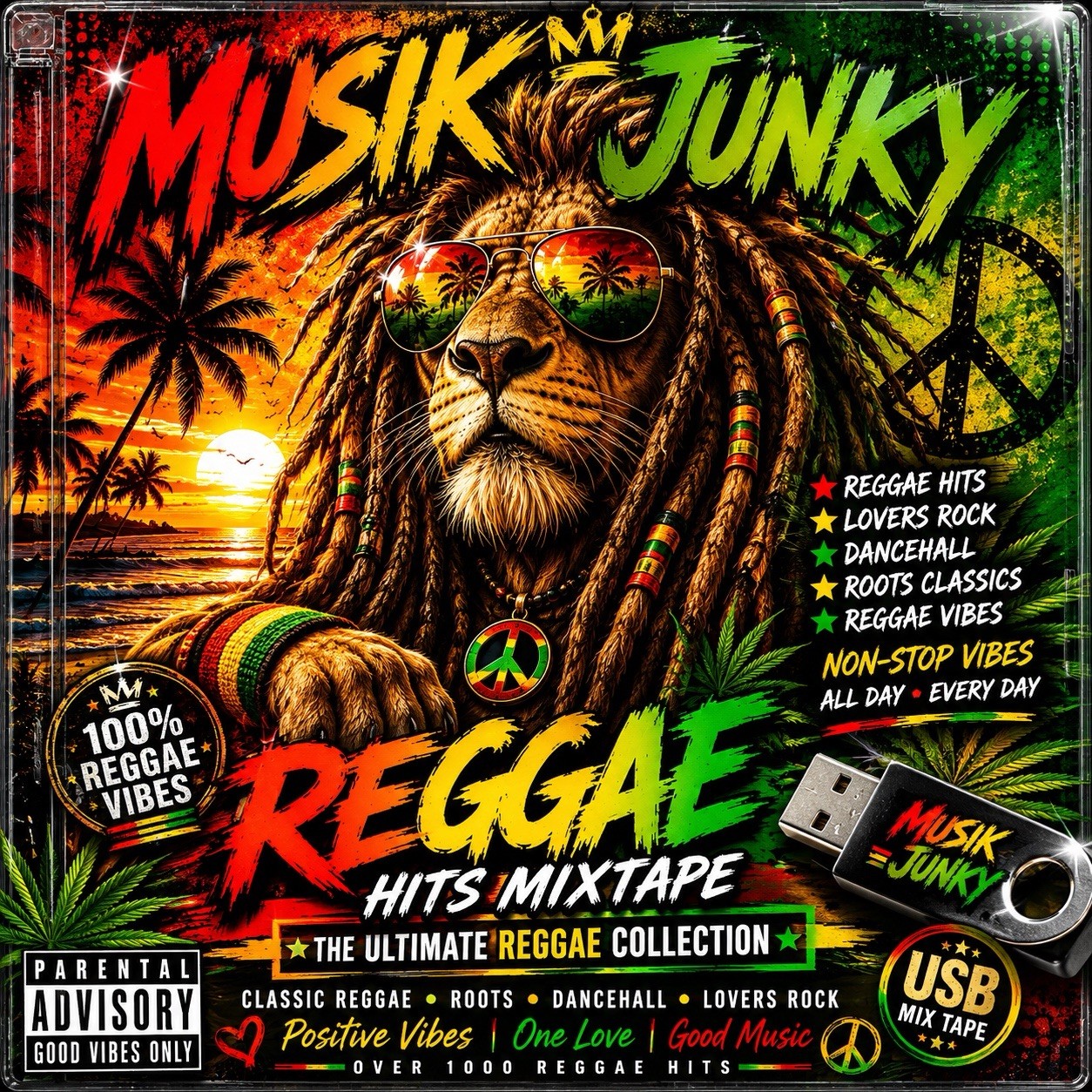 64gb MP3 USB Loaded With Over 1000 Reggae Hits
