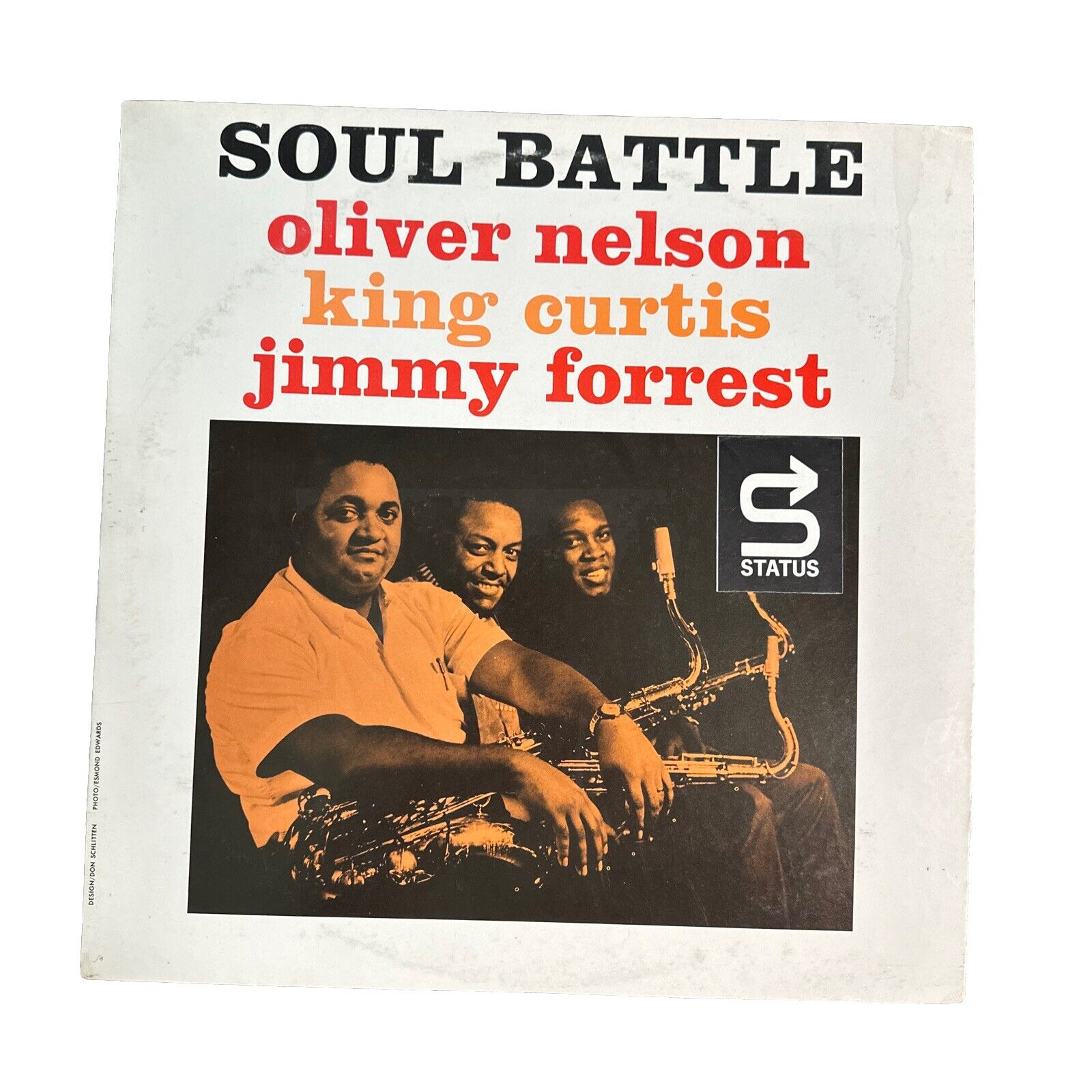 Soul Battle Oliver Nelson King Curtis Jimmy Forrest. Vinyl LP Status 7223