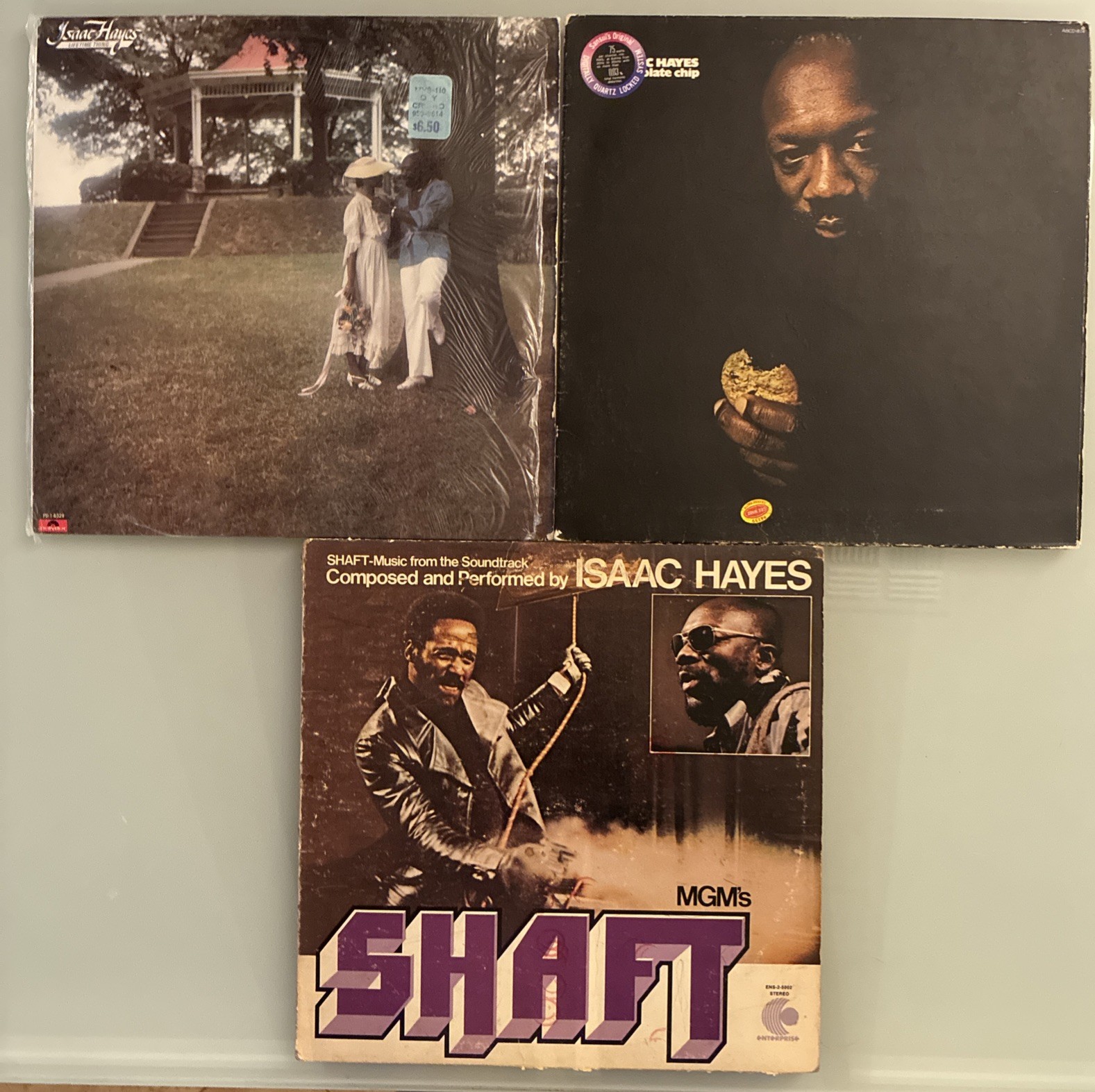 Issac Hayes Vinyl lot