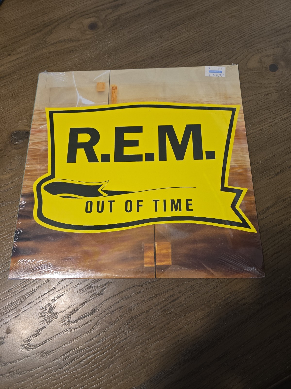 R.E.M. Out Of Time Lp Vinyl Record 1991 1st Press SEALED NEW - Mint - FREE S&H
