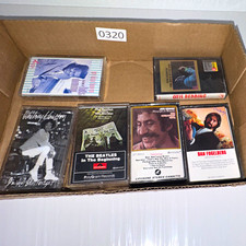 Lot of 5 Cassette Tapes - Fats Domino Whitney Houston Beatles Croce Fogelberg picture