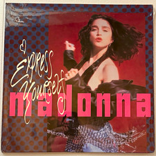 Madonna Express Yourself 12” Vinyl SEALED 1989 Sire 0-21225 Original US picture