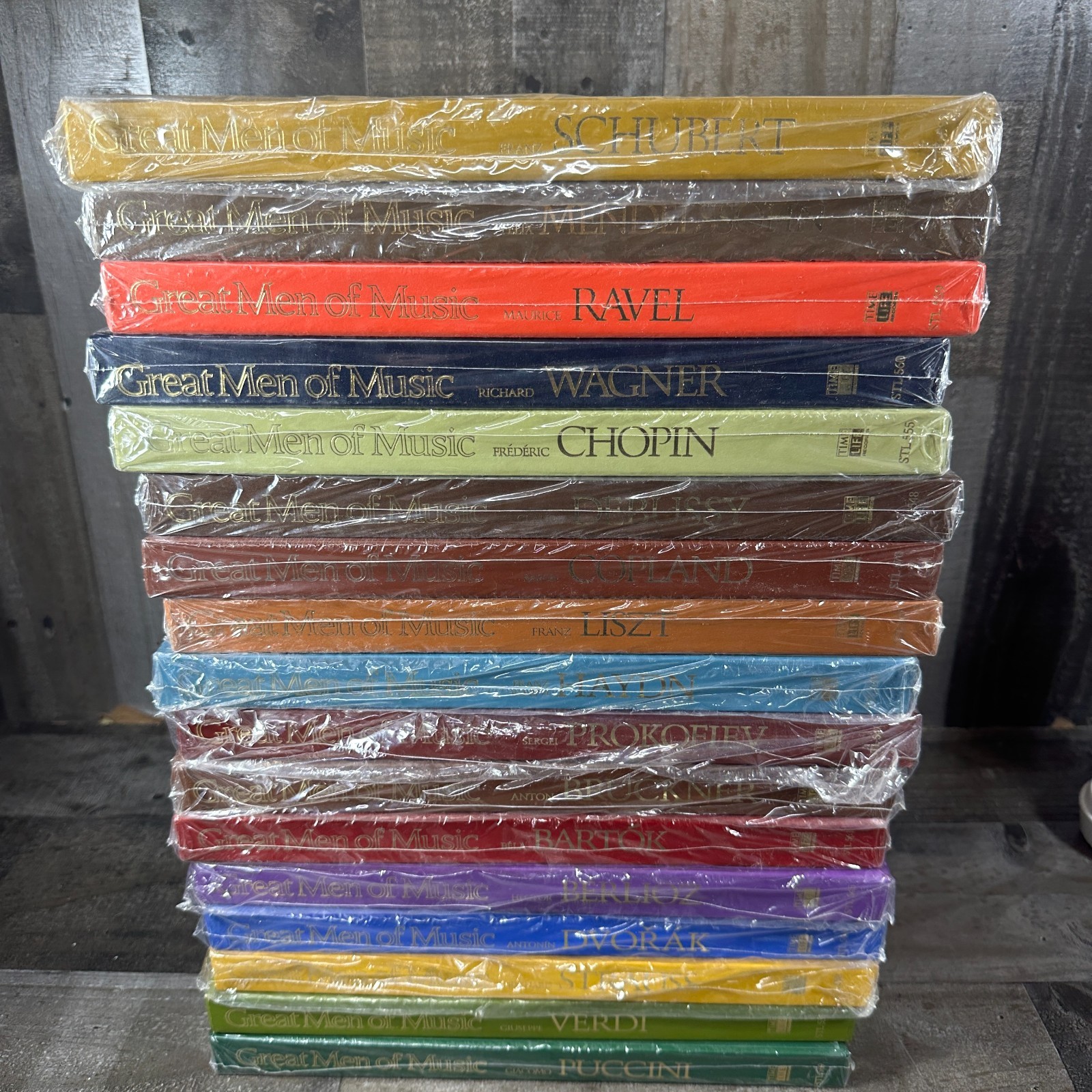 Great Men of Music Vinyl Time Life Records 33RPM 4XLP Sets & Booklets Lot of 17