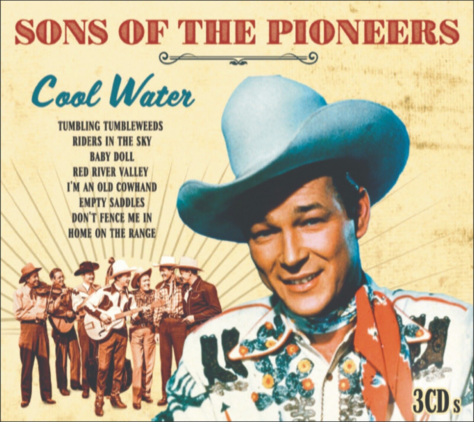 SONS OF THE PIONEERS (Roy Rogers) * 75 Greatest Hits * NEW 3-CD Set * Cool Water