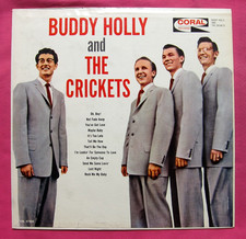 BUDDY HOLLY and THE CRICKETS - Mono Vinyl LP - Coral 57405 - maroon labels picture