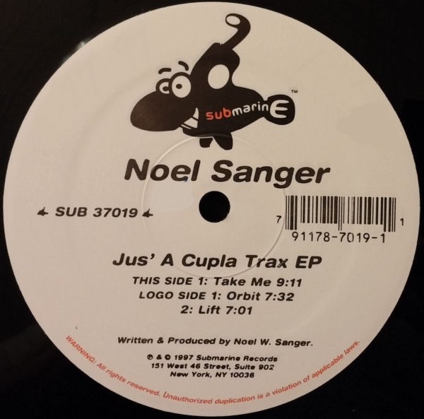 Noel W. Sanger - Jus\' A Cupla Trax EP (12\
