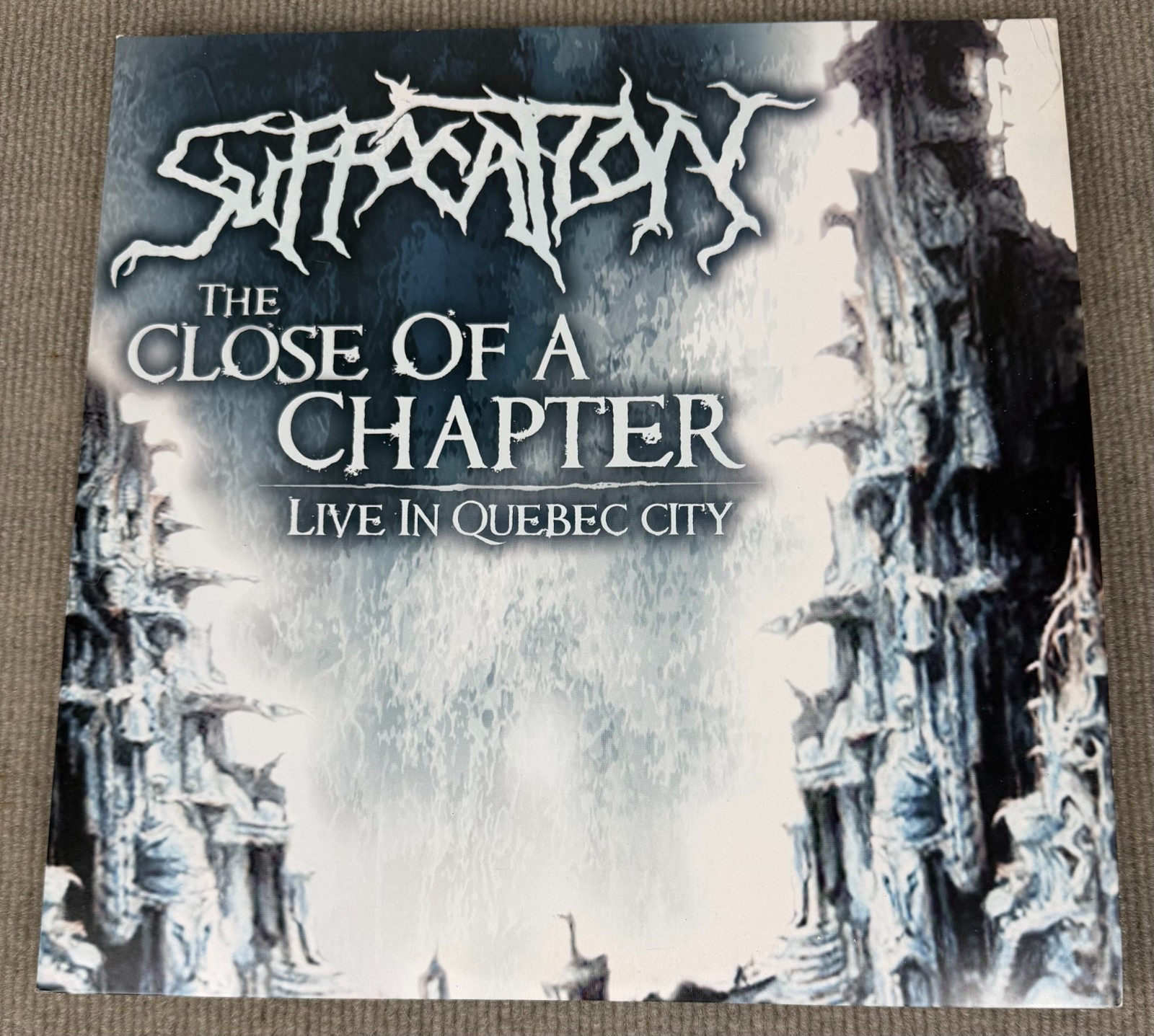 Suffocation Close of a Chapter 2LP Blue Splatter NIGHT082 #404/600 VG+