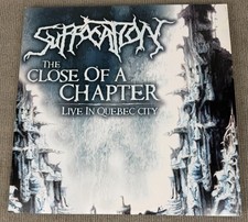 Suffocation Close of a Chapter 2LP Blue Splatter NIGHT082 #404/600 VG+ picture