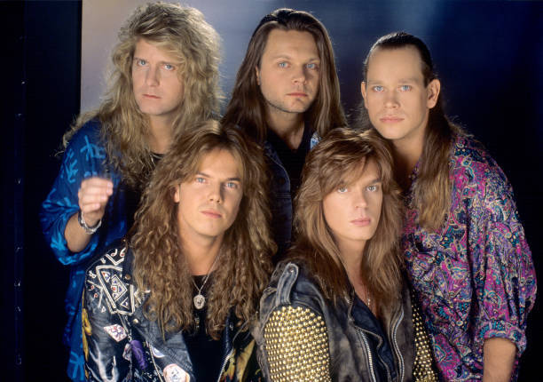 Europe Swedish Rock Band In Munich 1991 OLD MUSIC PHOTO 3